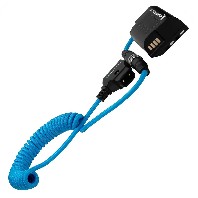 Kondor Blue D Tap zu Lumix S5 GH5 DMW-BLK22 Dummy Akku Kabel