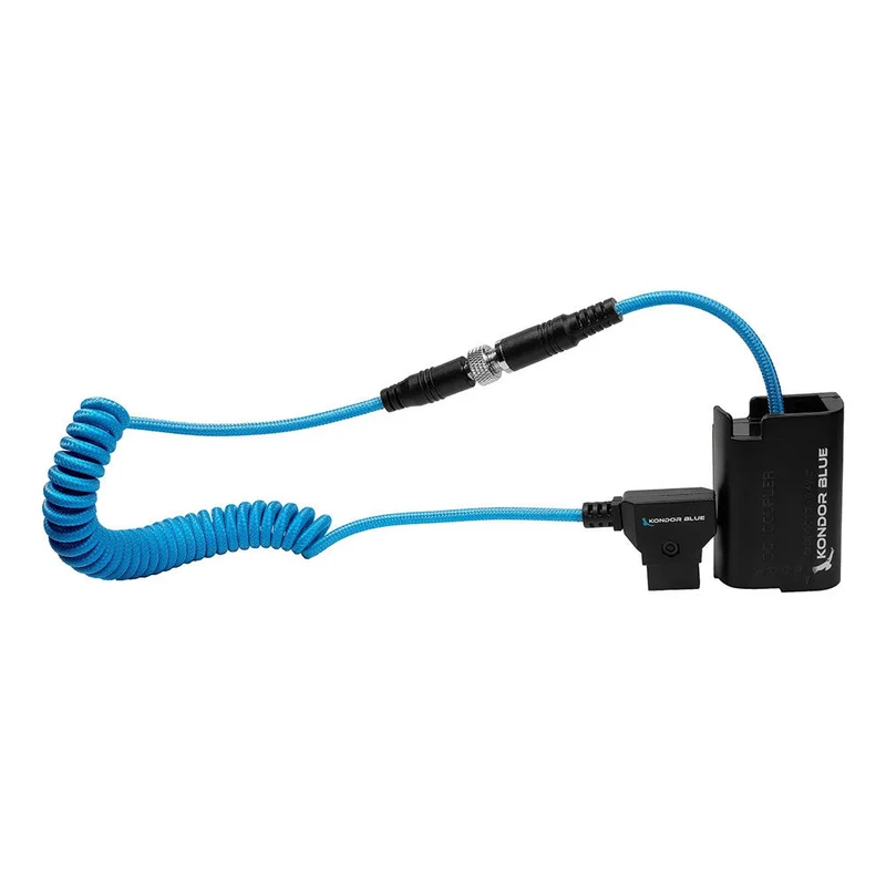 Kondor Blue D Tap zu Lumix S5 GH5 DMW-BLK22 Dummy Akku Kabel