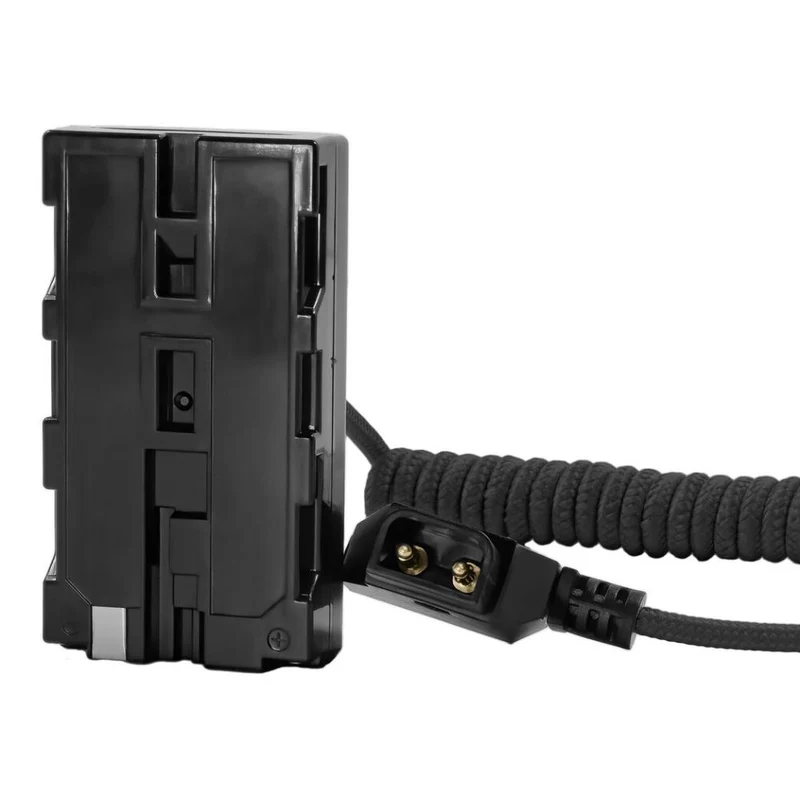 Kondor Blue D-Tap auf Sony L-Serie Dummy-Batterie NPF Kabel (schwarz)