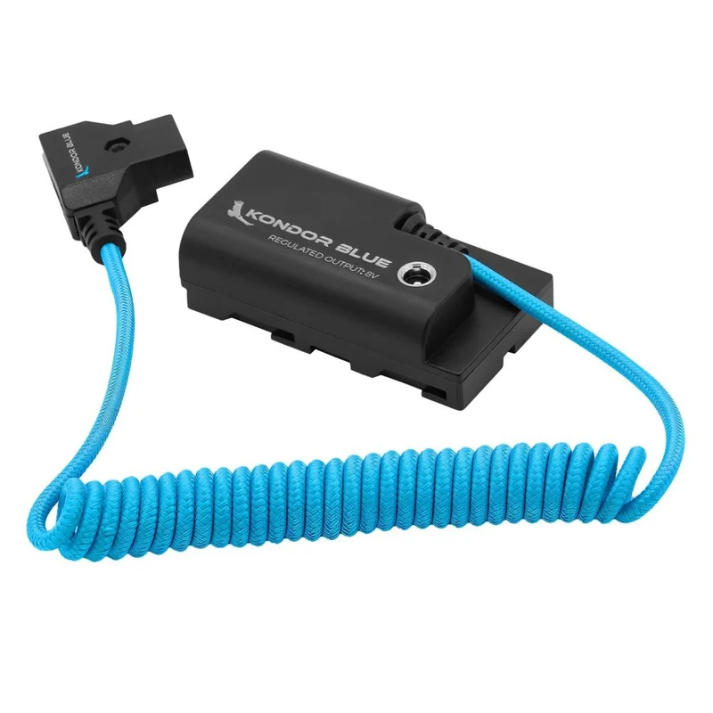Kondor Blue D-Tap auf Sony L-Serie Dummy Batterie NPF Kabel