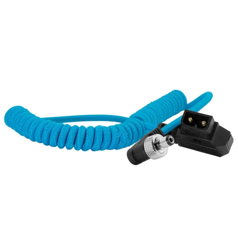 Kondor Blau gewickeltes D-Tap zu verriegeln DC 2,1mm abgewinkeltes Kabel (Atomos Ninja/Shogun)