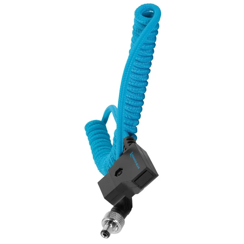 Kondor Blau gewickeltes D-Tap zu verriegeln DC 2,1mm abgewinkeltes Kabel (Atomos Ninja/Shogun)