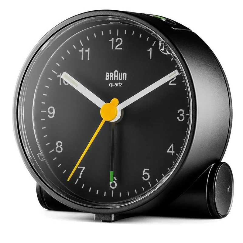 Braun BC01B Quarzwecker Schwarz