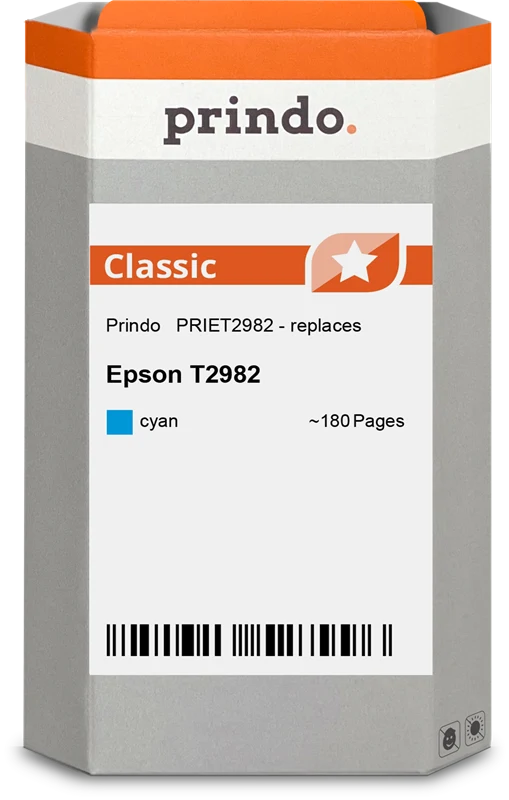 Prindo Classic Druckerpatrone kompatibel mit Epson 29 Cyan