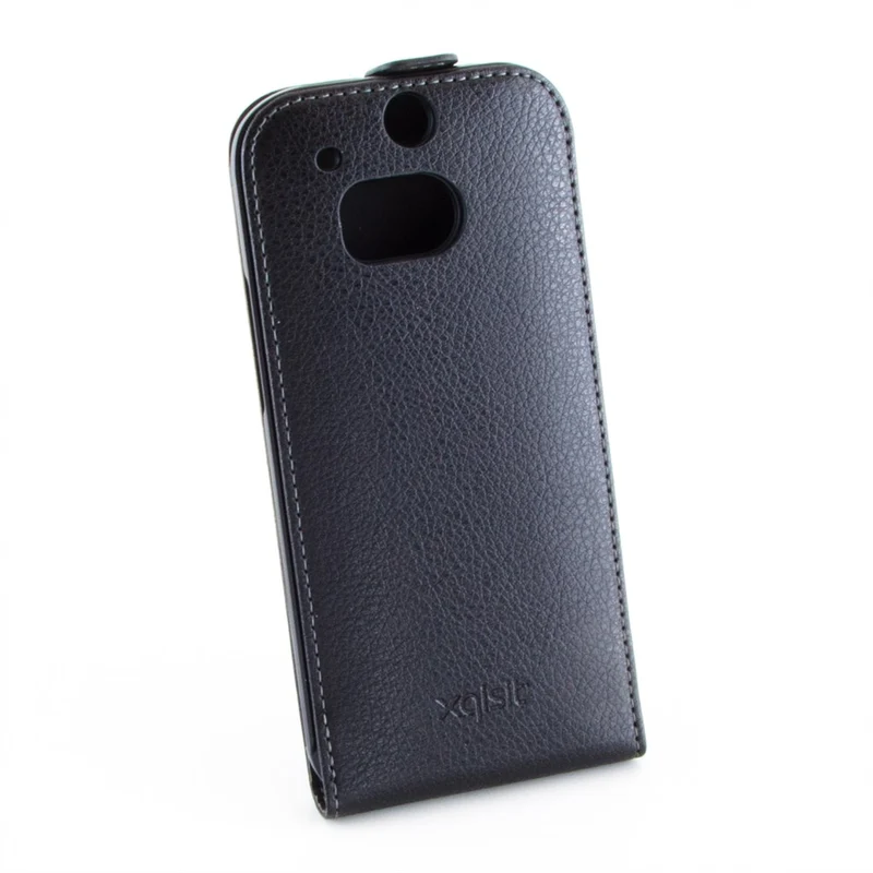 Xqisit HTC ONE M8 Flip Hülle schwarz