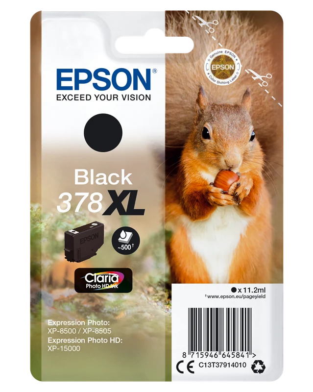 Epson 378XL Schwarz Druckerpatrone C13T37914010