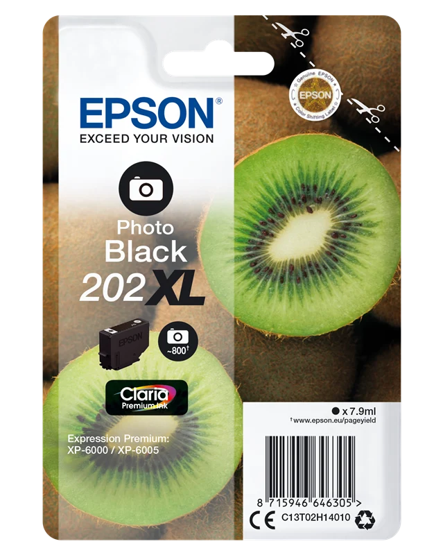 Epson 202XL Photo Black Druckerpatrone C13T02H14010