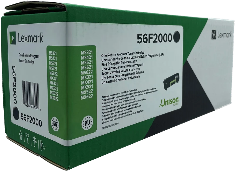 Lexmark 56F2000 Schwarz Toner