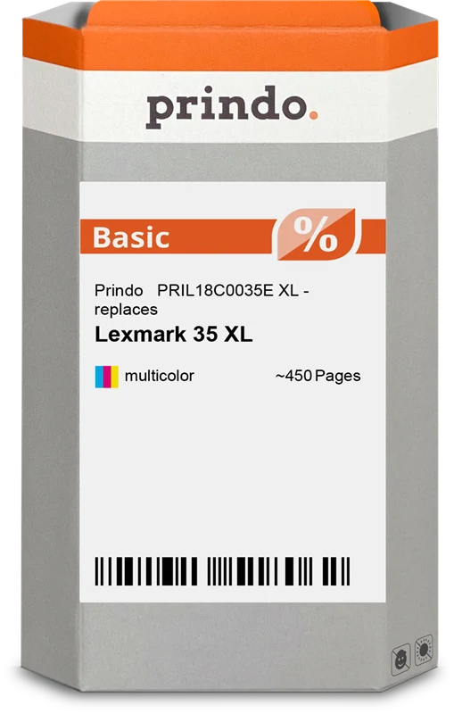 Prindo Basic XL Druckerpatrone kompatibel mit Lexmark 18C0035E mehrere Farben