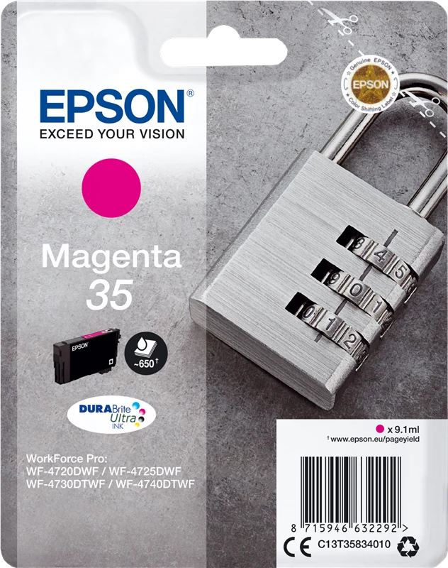 Epson 35 Magenta Druckerpatrone C13T35834010