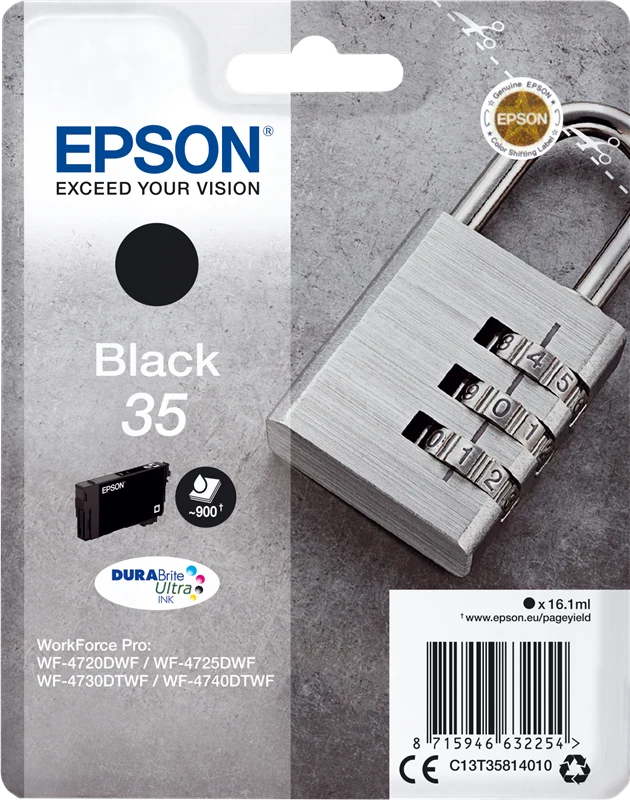 Epson 35 Schwarz Druckerpatrone C13T35814010