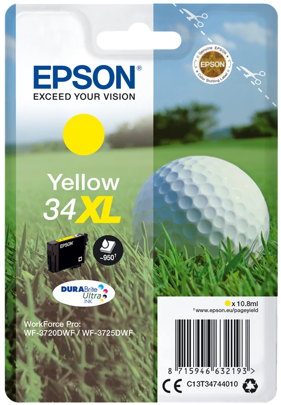 Epson 34 XL Gelb Druckerpatrone C13T34744010