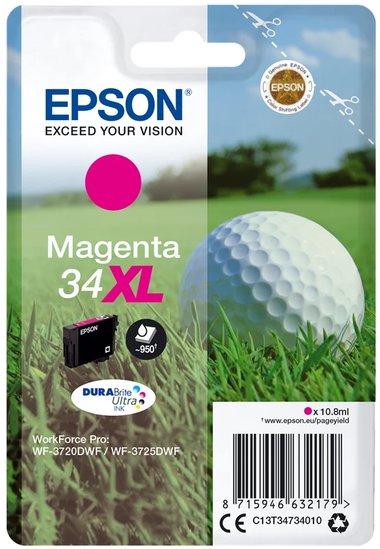 Epson 34 XL Magenta Druckerpatrone C13T34734010