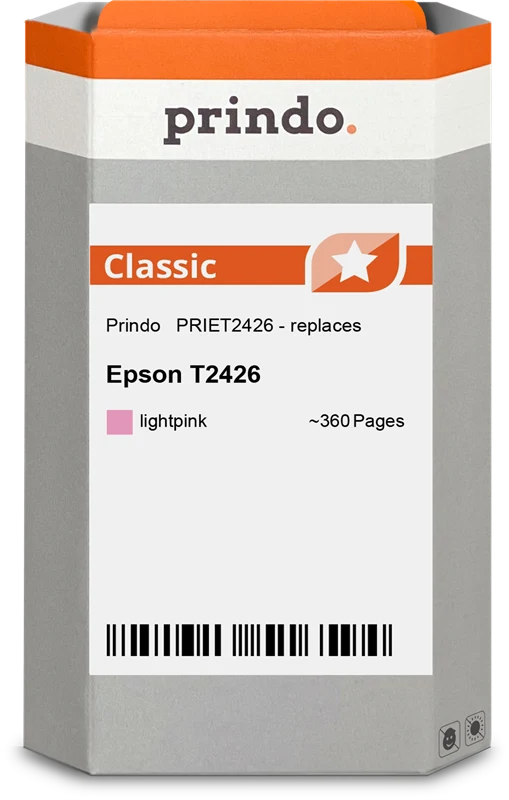 Prindo Classic Druckerpatrone kompatibel mit Epson 24 Light Magenta