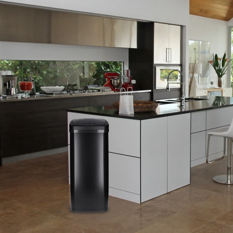 TP Sensor Mülleimer 30 L schwarz eckig
