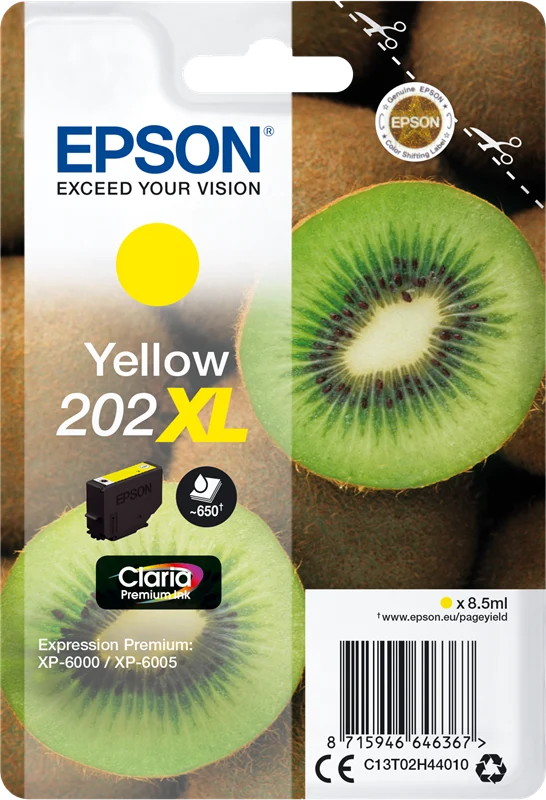 Epson 202XL Gelb Druckerpatrone C13T02H44010