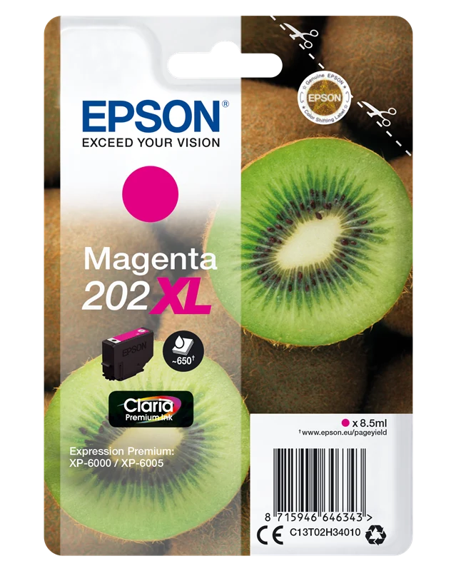 Epson 202XL Magenta Druckerpatrone C13T02H34010