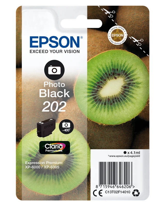 Epson 202 Photo Black Druckerpatrone C13T02F14010