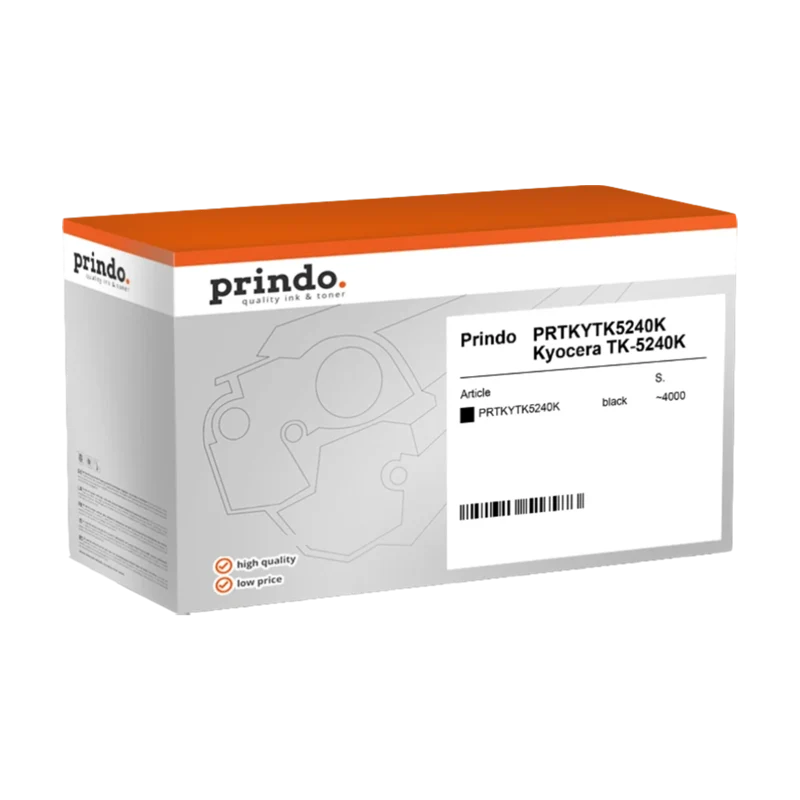 Prindo Classic Toner kompatibel mit Kyocera TK-5240K Schwarz