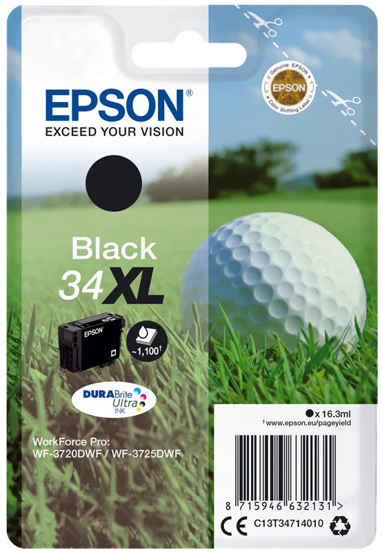 Epson 34 XL Schwarz Druckerpatrone C13T34714010