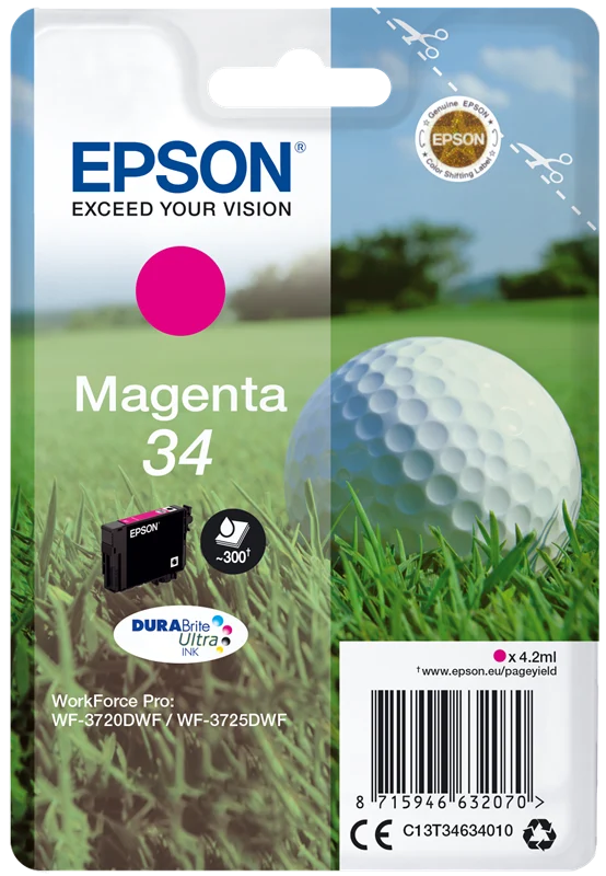 Epson 34 Magenta Druckerpatrone C13T34634010