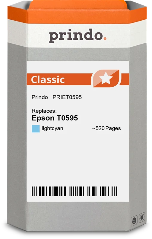 Prindo Classic Druckerpatrone kompatibel mit Epson T0595 Light Cyan