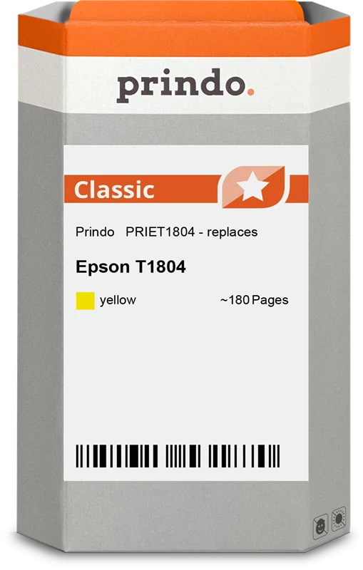 Prindo Classic Druckerpatrone kompatibel mit Epson 18 Gelb