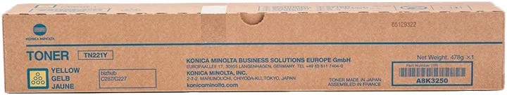 Konica Minolta TN-221Y Gelb Toner