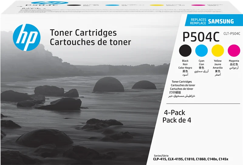 Samsung CLT-P504C Multipack Schwarz/Cyan/Magenta/Gelb