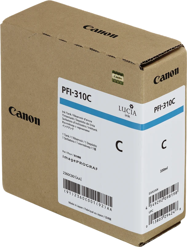 Canon PFI-310c Cyan Druckerpatrone 2360C001