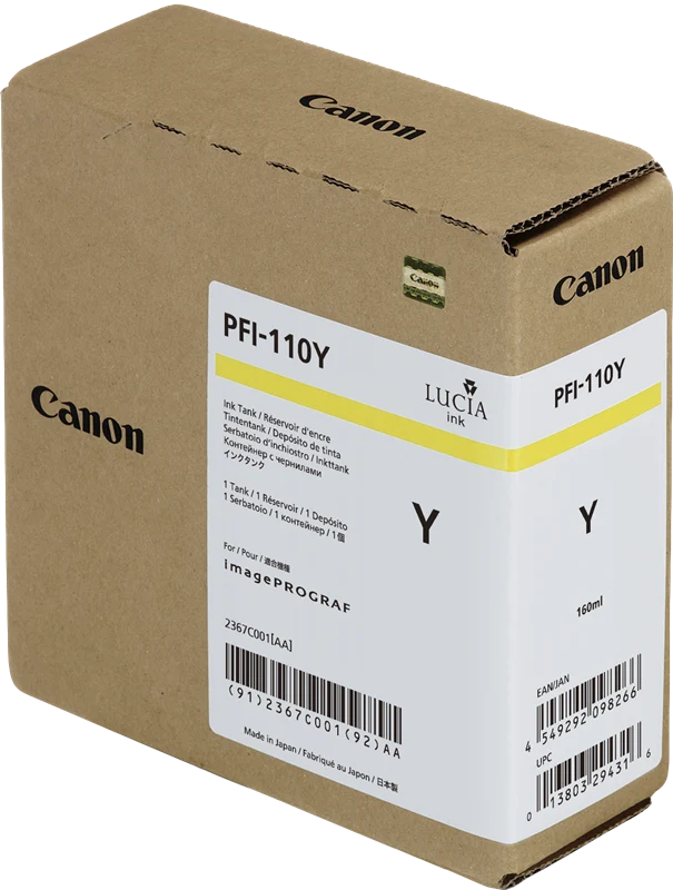 Canon PFI-110y Gelb Druckerpatrone 2367C001