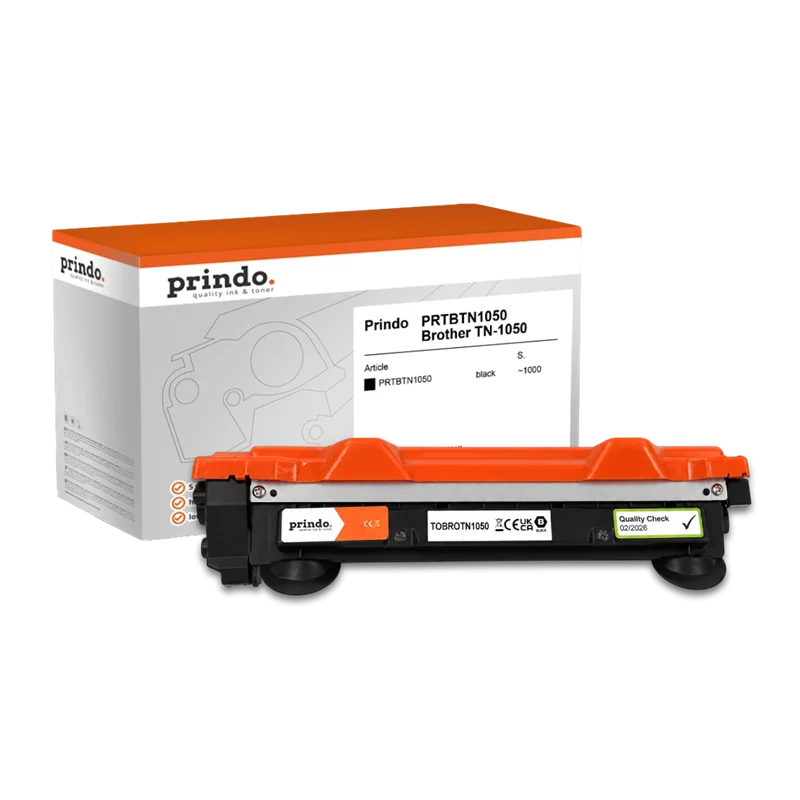 Prindo Classic Toner kompatibel mit Brother TN-1050 Schwarz