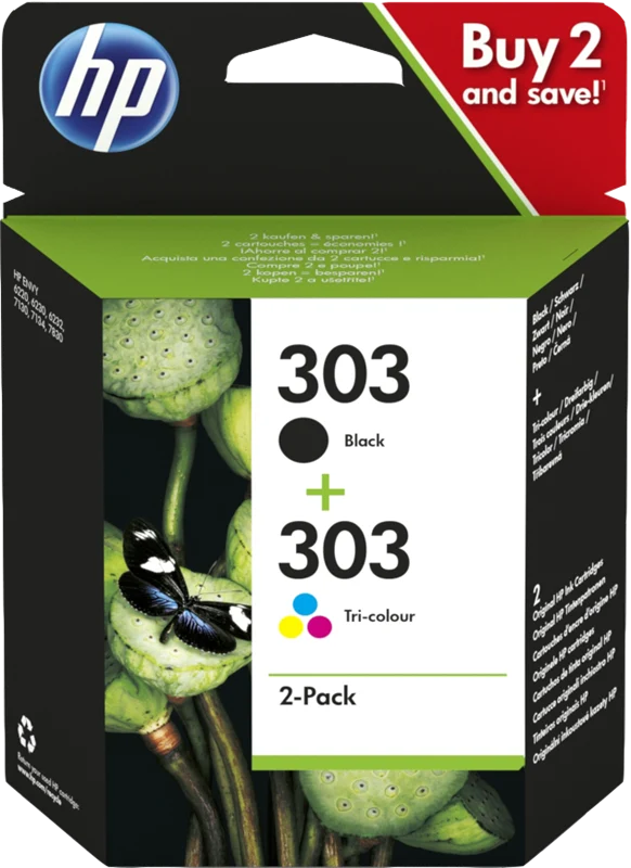 HP 303 Multipack Schwarz / mehrere Farben