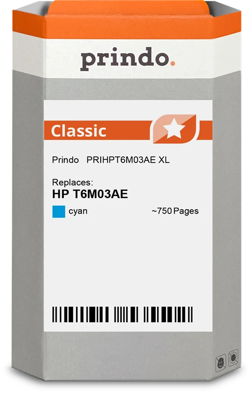 Prindo Classic XL Druckerpatrone kompatibel mit HP 903 XL Cyan
