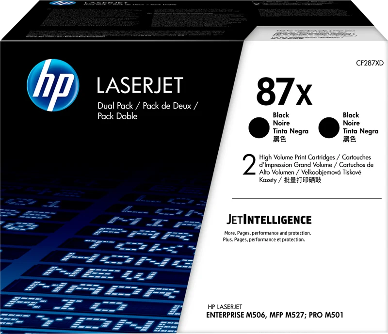 HP 87X Multipack Schwarz