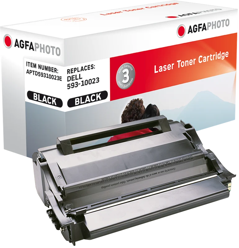 Agfa Photo Toner kompatibel mit Dell 593-10023 Schwarz