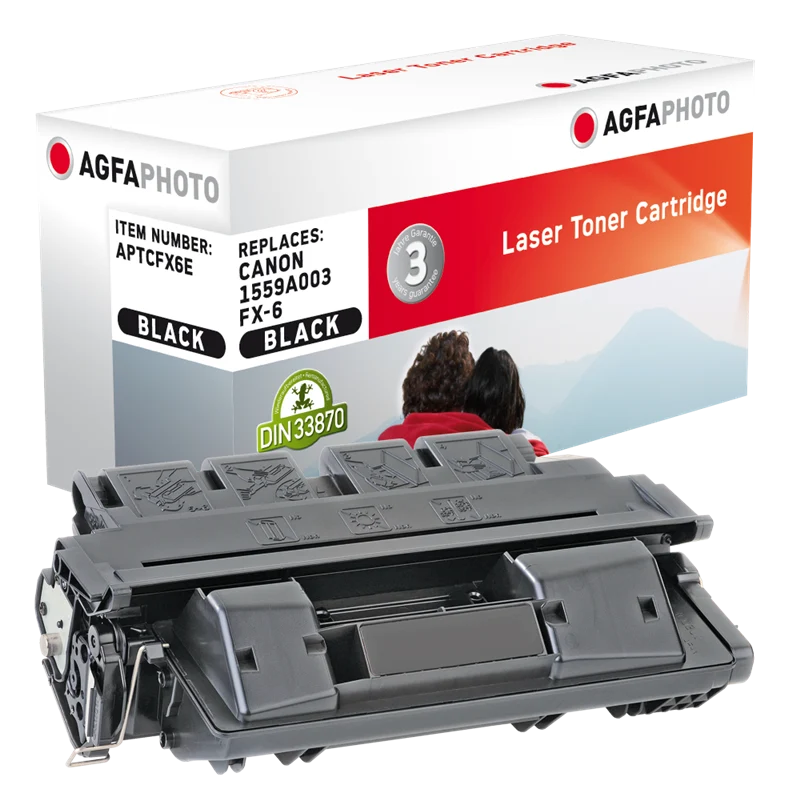 Agfa Photo Toner kompatibel mit Canon FX-6 Schwarz