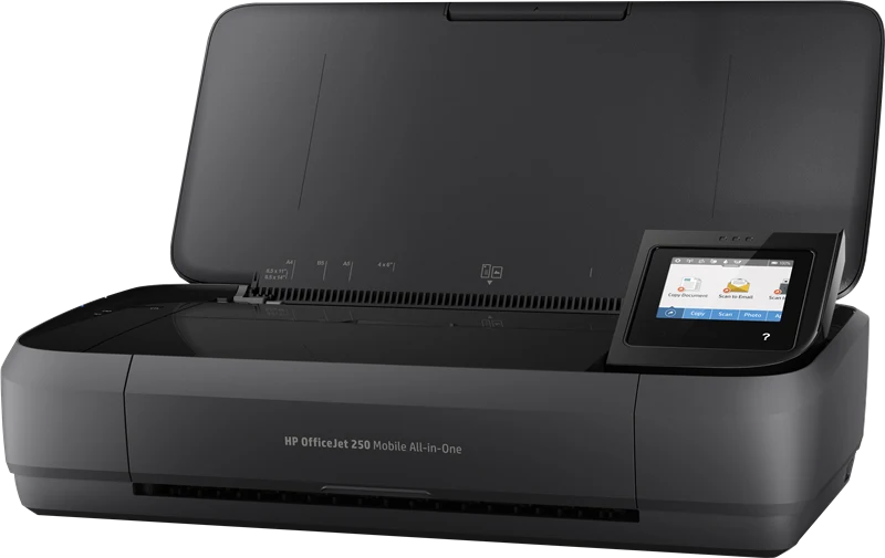 HP OfficeJet 250 Mobiler Tintenstrahldrucker Schwarz