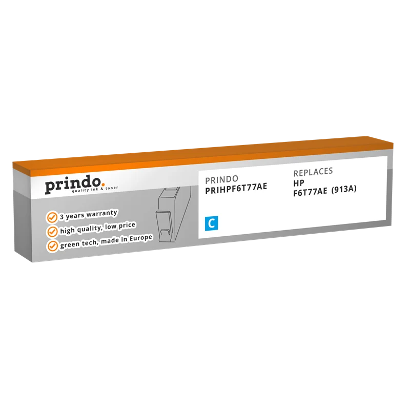 Prindo Classic Druckerpatrone kompatibel mit HP 913A Cyan