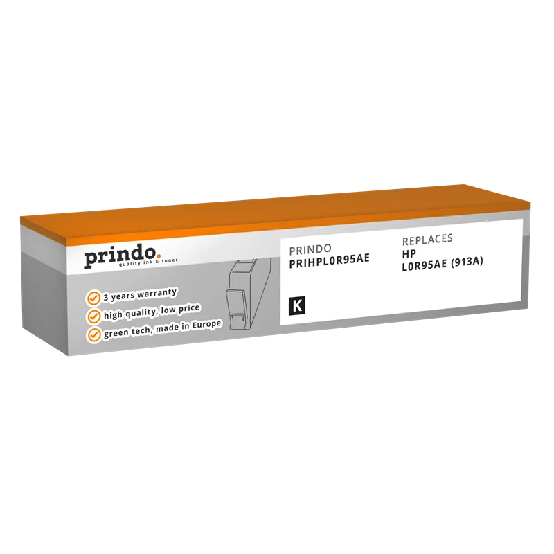 Prindo Classic Druckerpatrone kompatibel mit HP 913A Schwarz