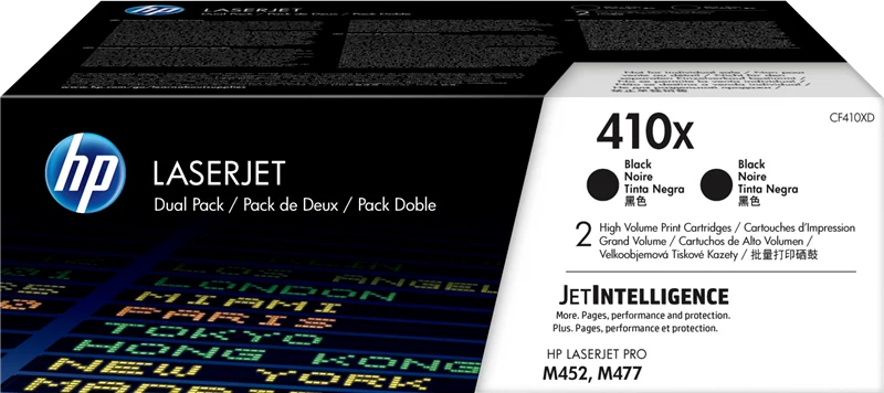 HP 410X Multipack Schwarz