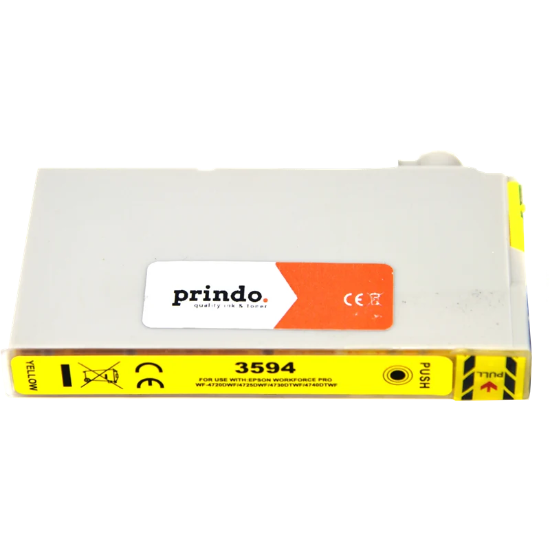 Prindo Classic XL Druckerpatrone kompatibel mit Epson 35XL Gelb