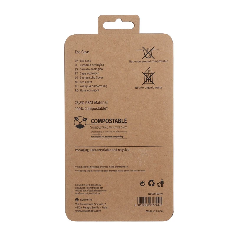 NOVA Eco Case Weiß passend für Apple iPhone XR