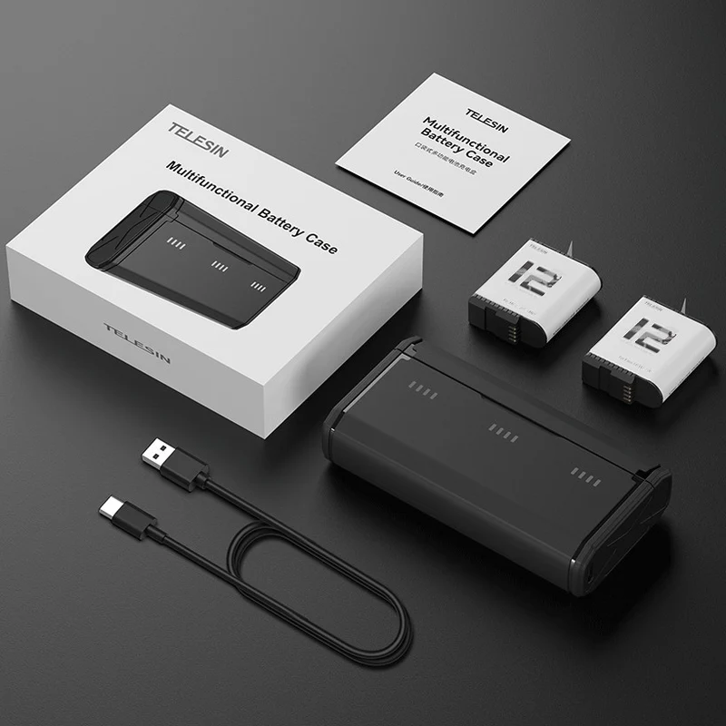 Telesin Ladebox inklusive 2 x Stamina-Akkus