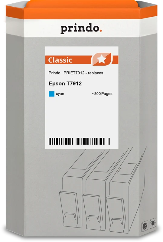 Prindo Classic Druckerpatrone kompatibel mit Epson 79 Cyan
