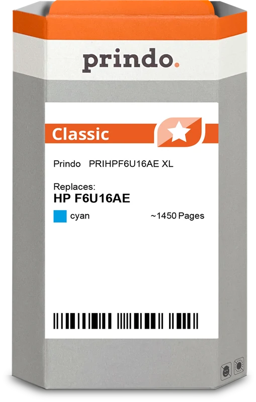 Prindo Classic XL Druckerpatrone kompatibel mit HP 953 XL Cyan