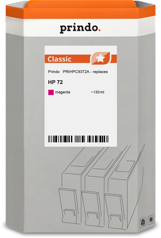 Prindo Classic Druckerpatrone kompatibel mit HP 72 Magenta