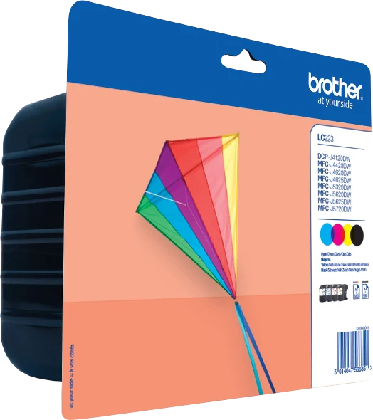 Brother LC-223 Multipack Schwarz/Cyan/Magenta/Gelb