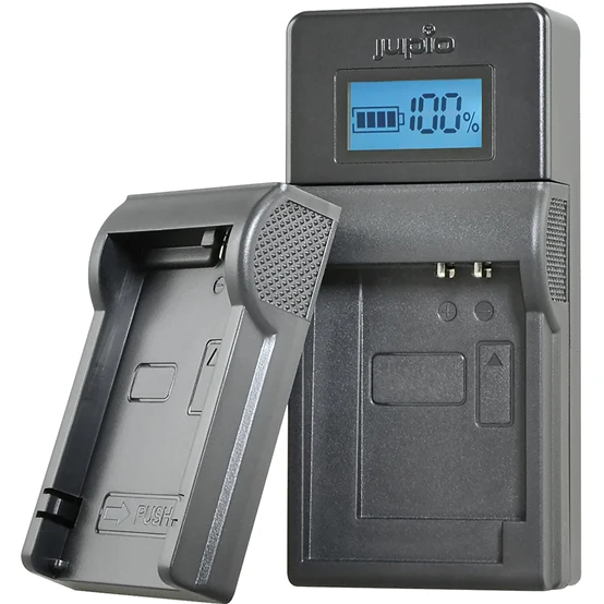 Jupio USB Brand Charger Kit für Panasonic/Pentax 3.6V-4.2V Batterien