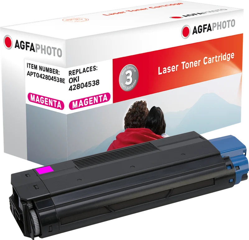 Agfa Photo Toner kompatibel mit OKI 42804538 Magenta